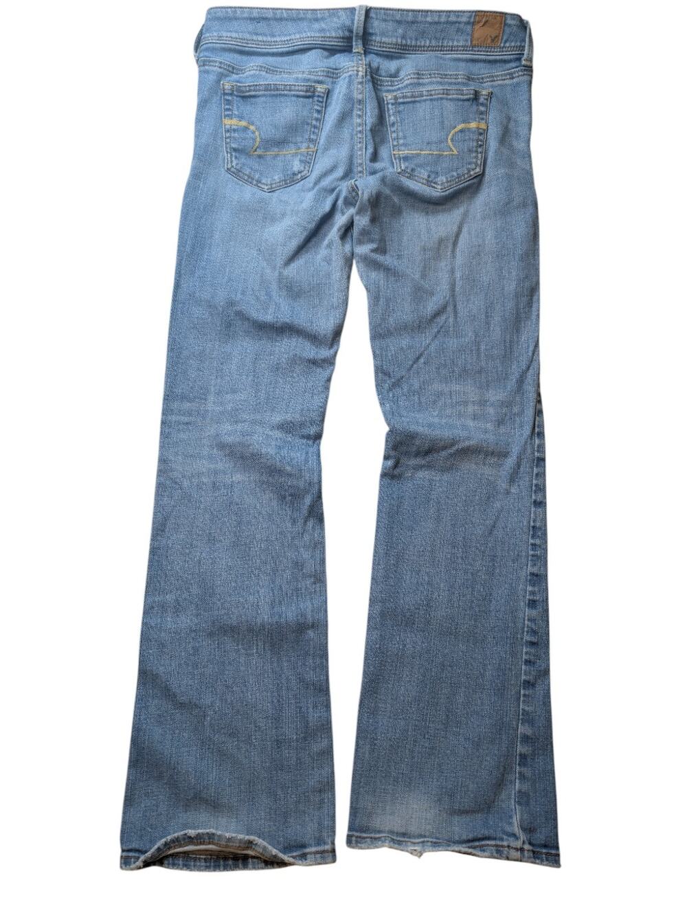 American Eagle Jeans Womens 8 Slim Boot Low Rise Y2K Grunge Boho 90s Revival